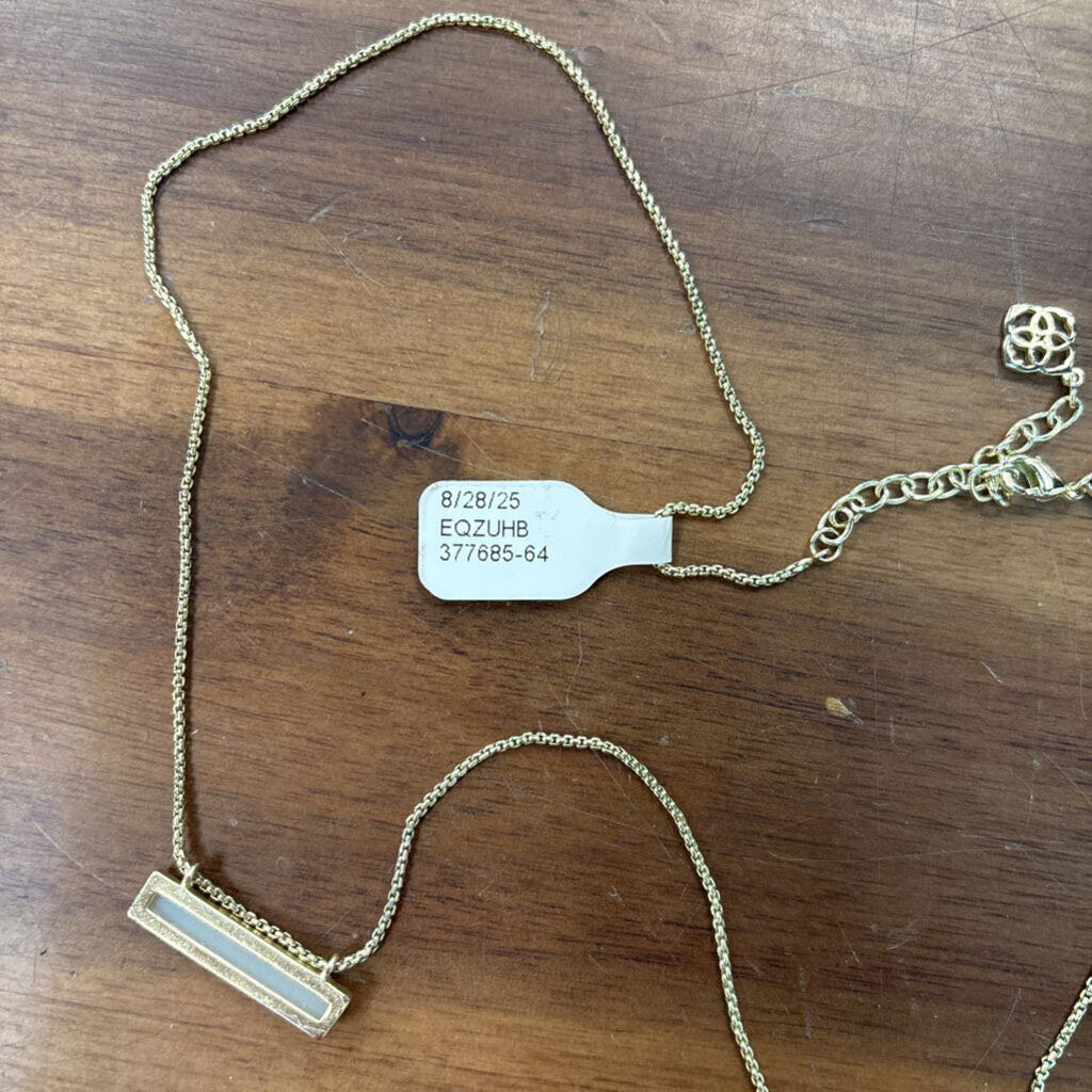 Kendra Scott Gold Sparkle Pendant Necklace