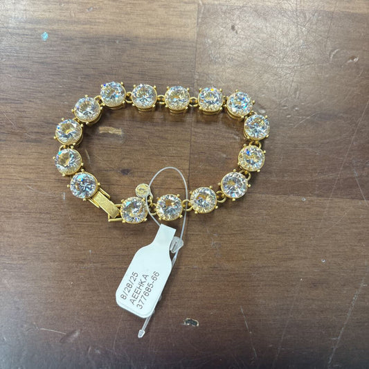 Gold/ Rhinestone Statement Bracelet