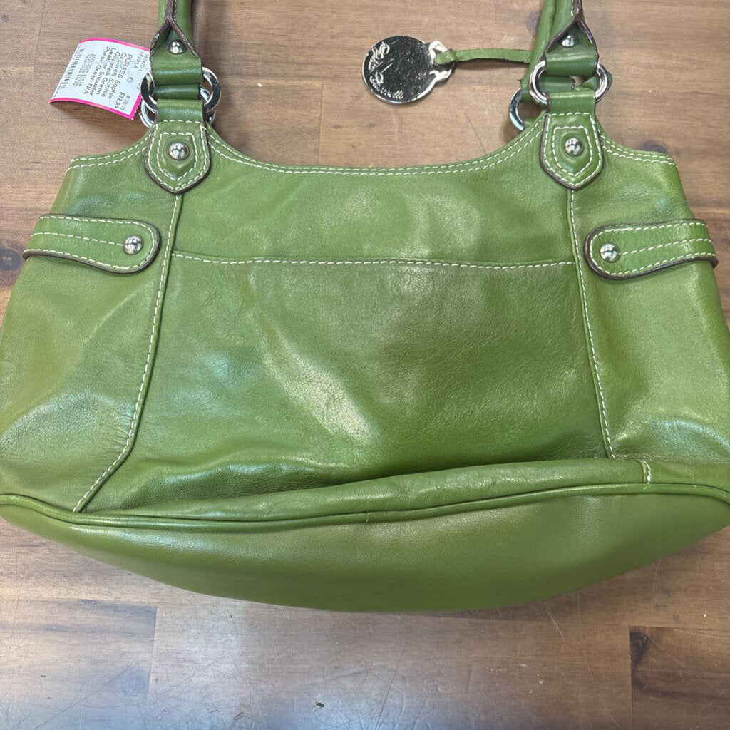 Sophie Caperelli Green Leather Shoulder Purse
