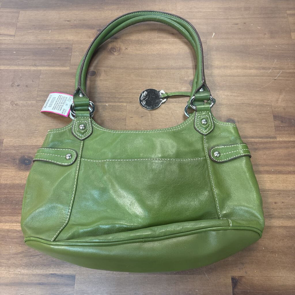Sophie Caperelli Green Leather Shoulder Purse