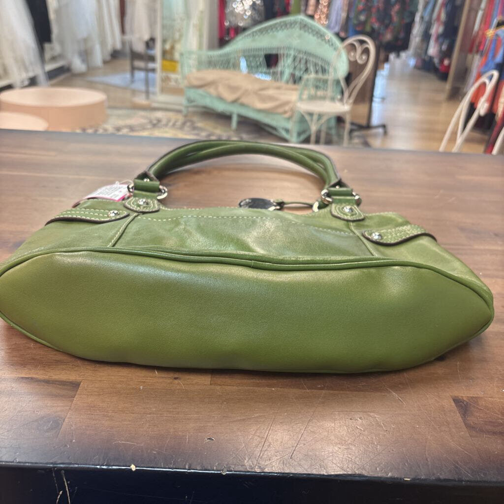 Sophie Caperelli Green Leather Shoulder Purse