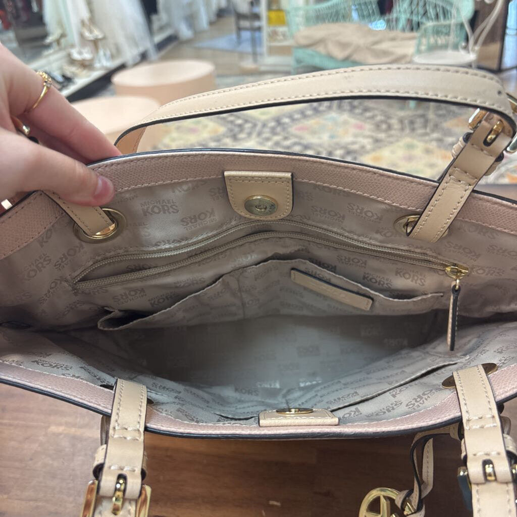 Michael Kors Blush Pink Leather Shoulder Purse