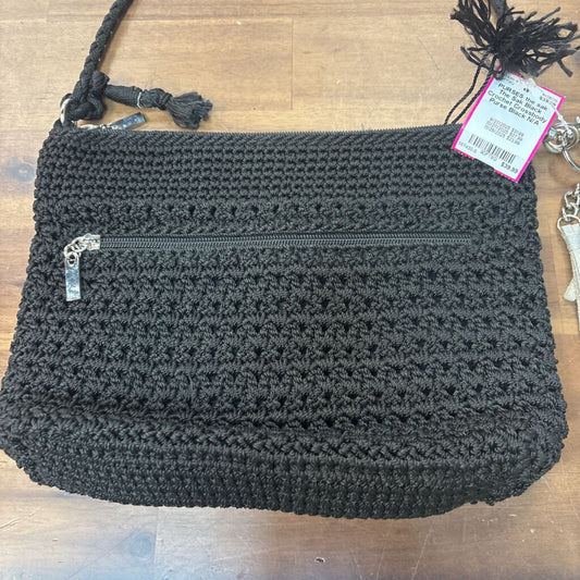 The Sak Black Crochet Crossbody Purse
