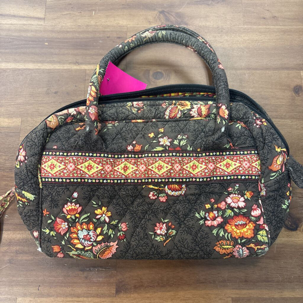 Vera Bradley Brown Quilted Print Purse