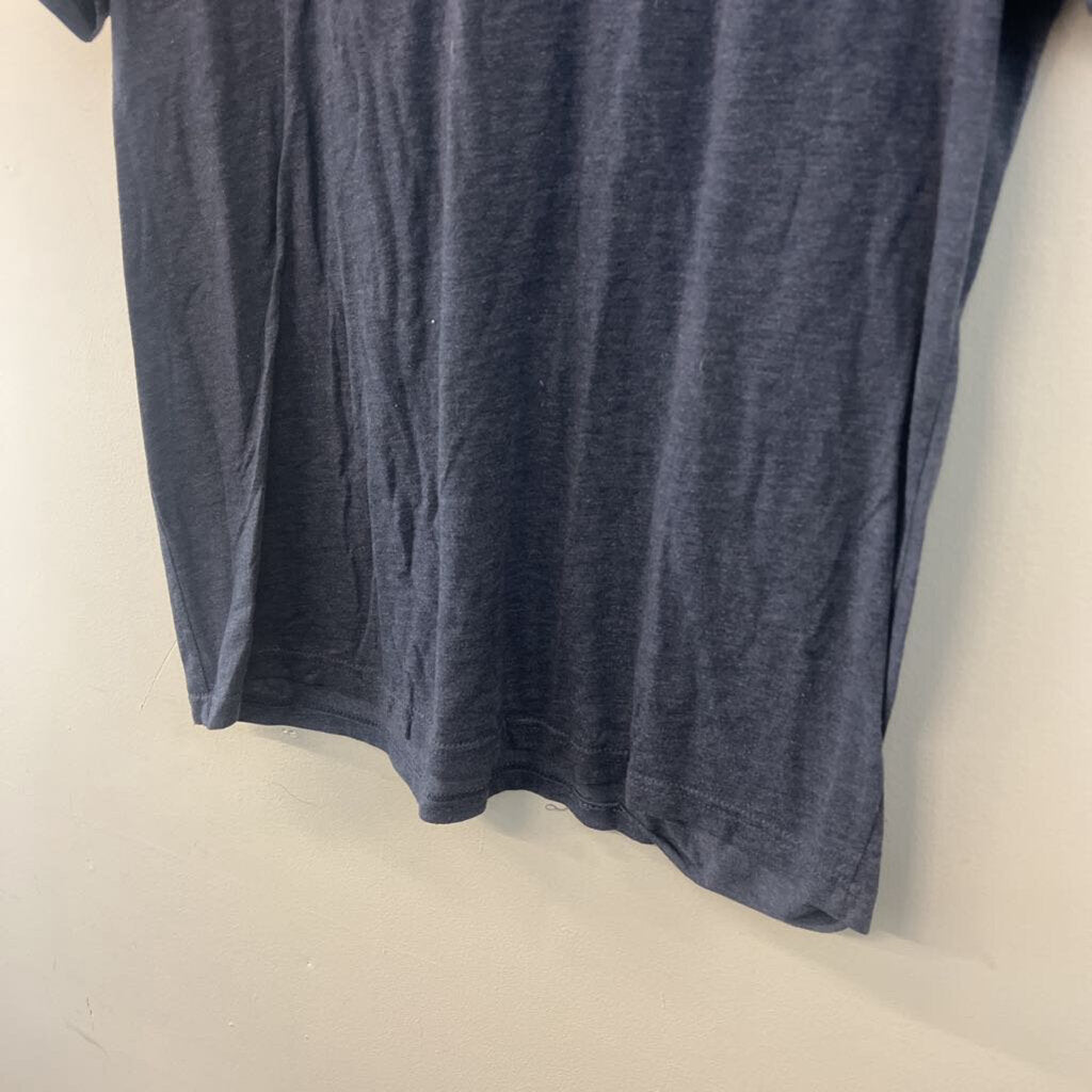 Blue/ White Silos Baking Co Short Sleeve Graphic Tee Large