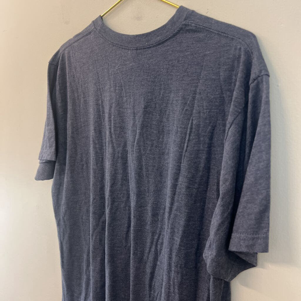 Blue/ White Silos Baking Co Short Sleeve Graphic Tee Large