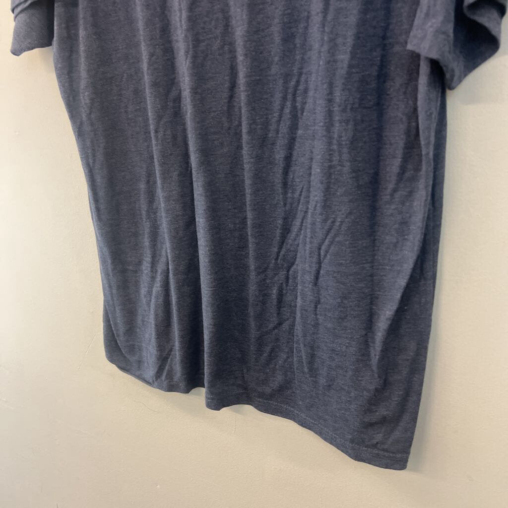 Blue/ White Silos Baking Co Short Sleeve Graphic Tee Large