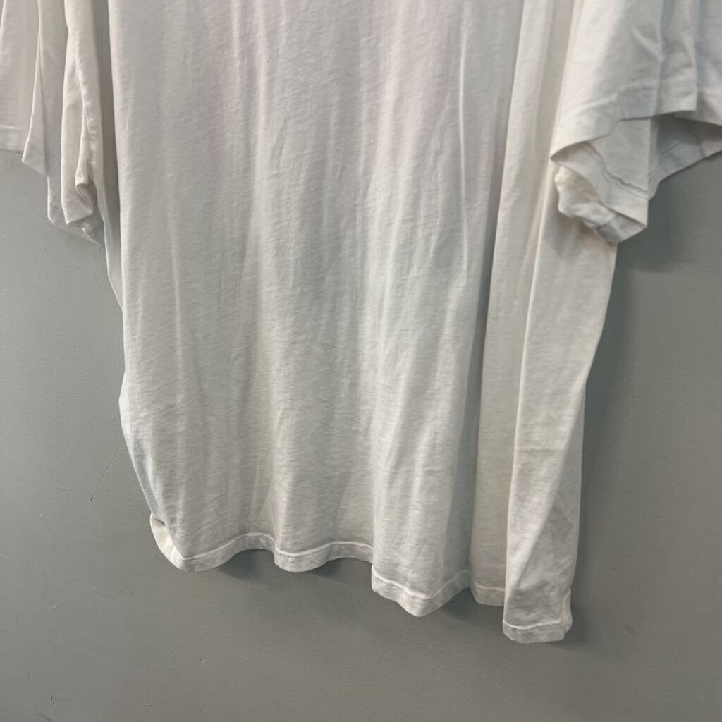 Day Dreamer White/ Multi Elvis Short Sleeve Graphic Tee Large