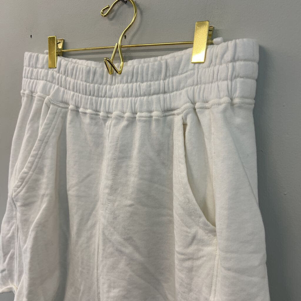 FP Movement White Pull On Soft Shorts Large