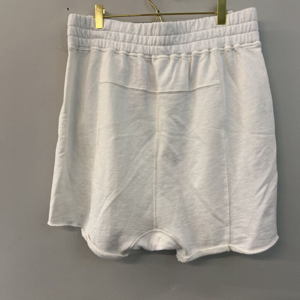 FP Movement White Pull On Soft Shorts Large