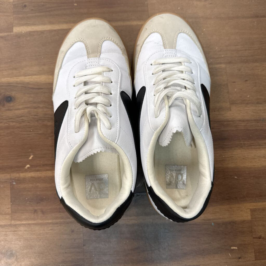 Dolce Vita White/ Black Russo Sneakers 8.5