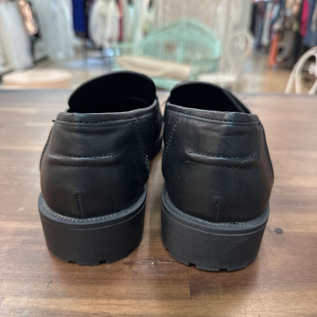 Sincerely Jules Black Platform Loafers 9