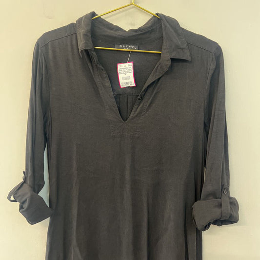 Maven West Black Long Sleeve Dress Medium