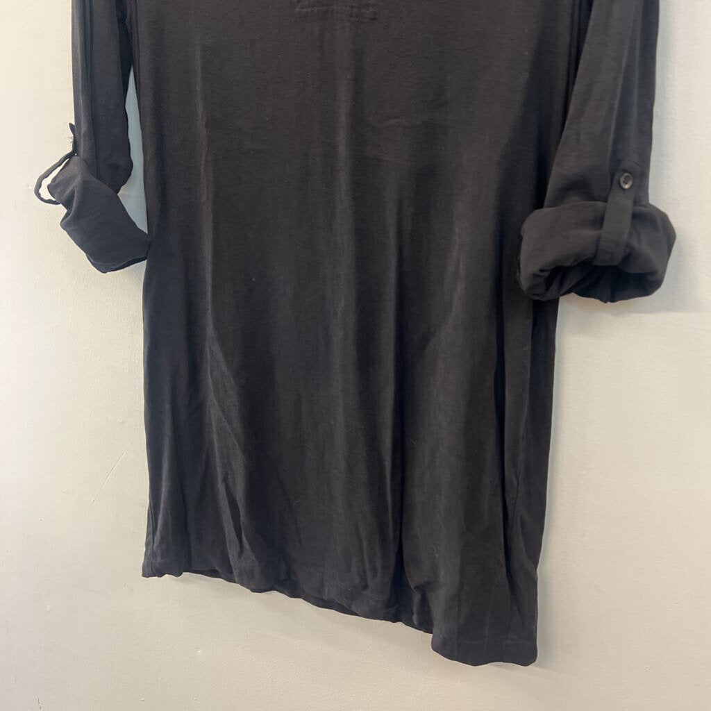 Maven West Black Long Sleeve Dress Medium