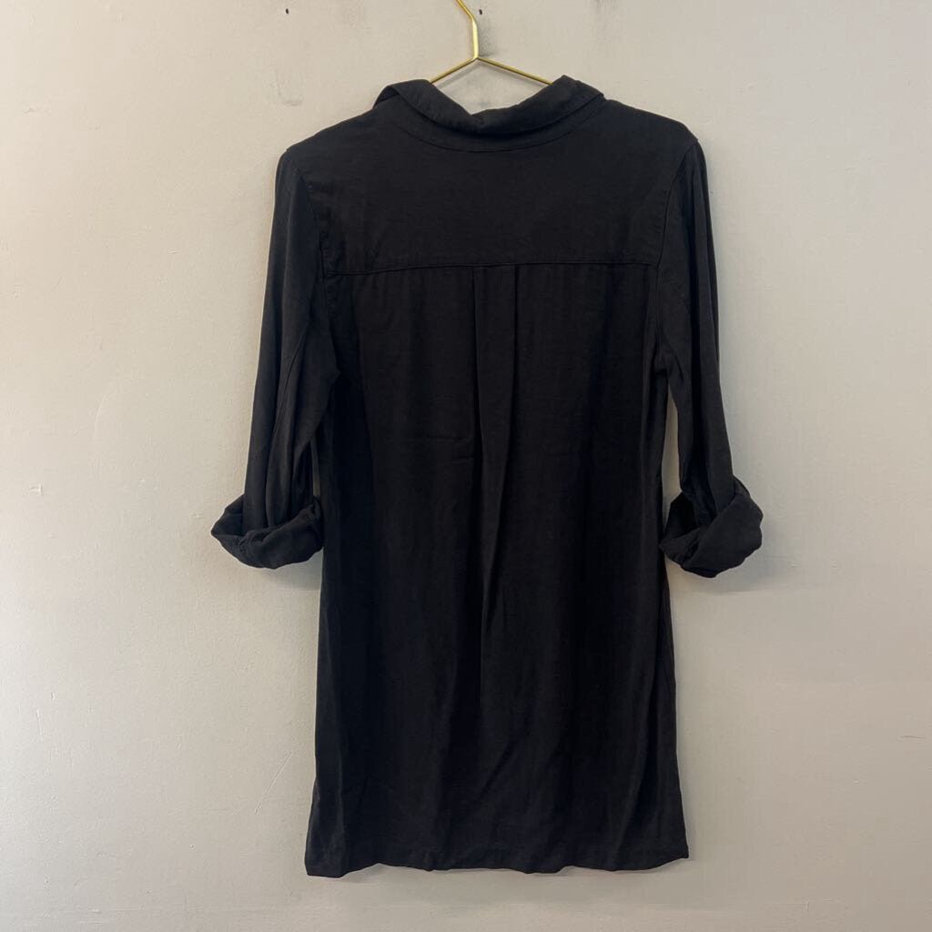 Maven West Black Long Sleeve Dress Medium