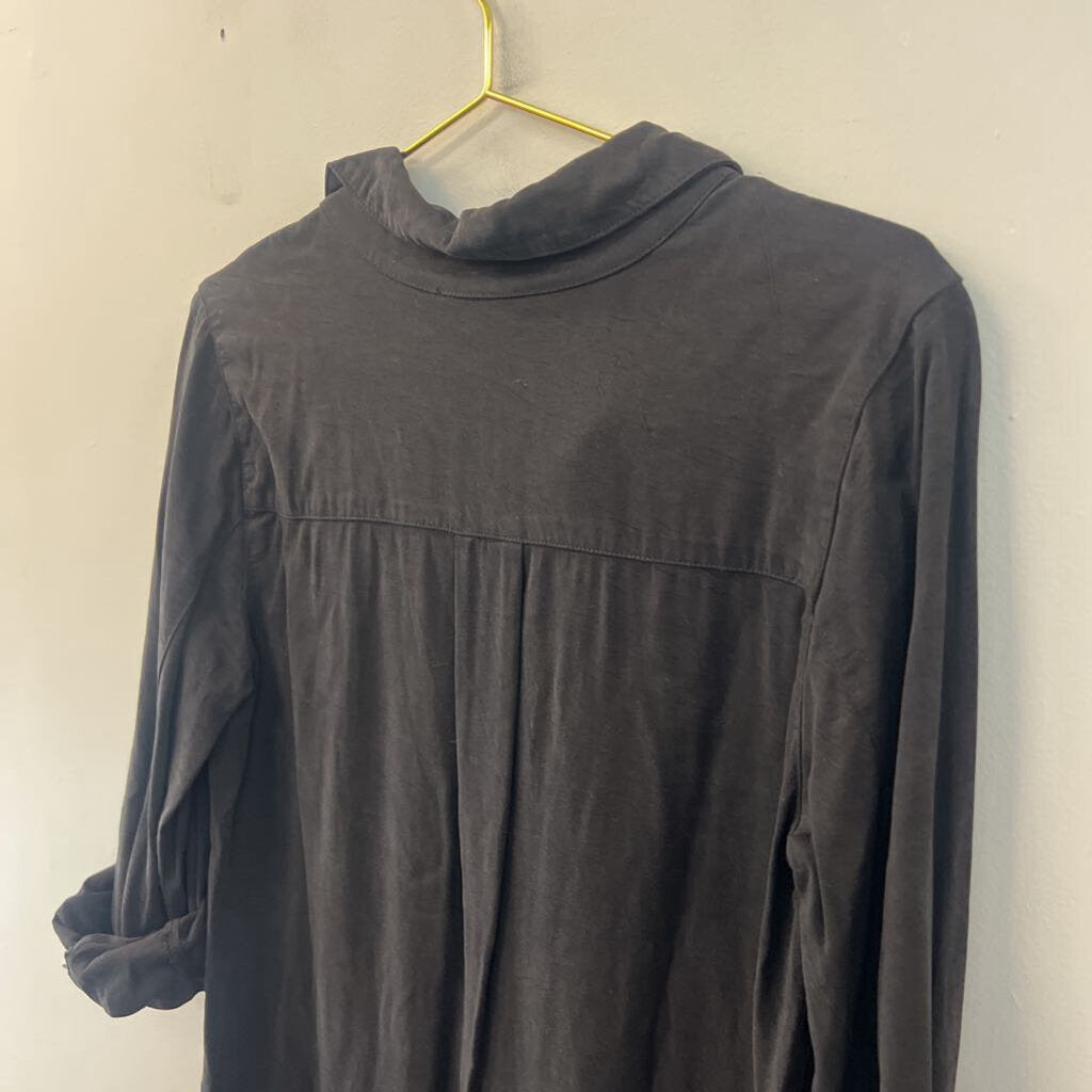 Maven West Black Long Sleeve Dress Medium