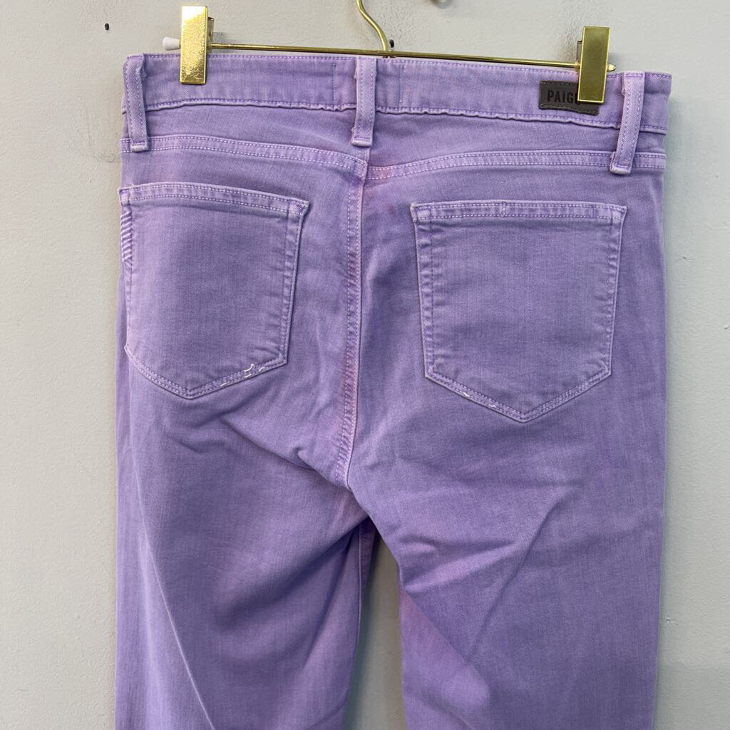 Paige Purple Denim Verdugo Ankle Jeans 28