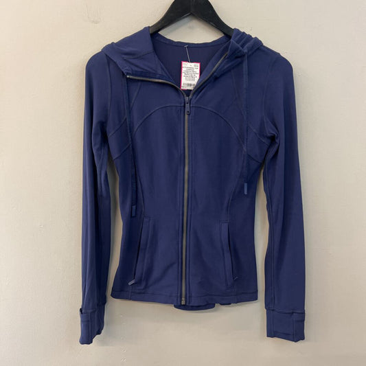 Lululemon Navy Long Sleeve Hooded Define Zip Up Jacket 6