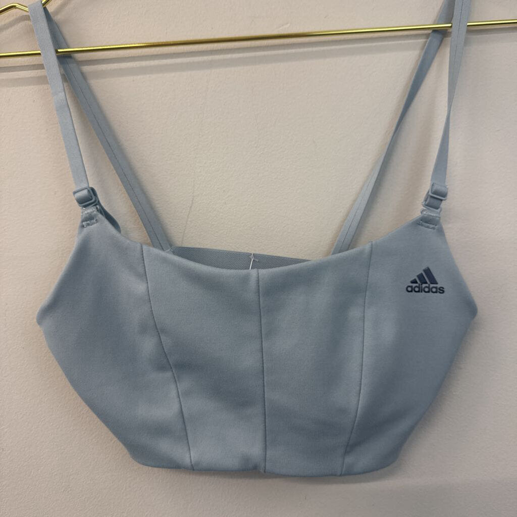 Adidas Light Blue Sports Bra Extra Small
