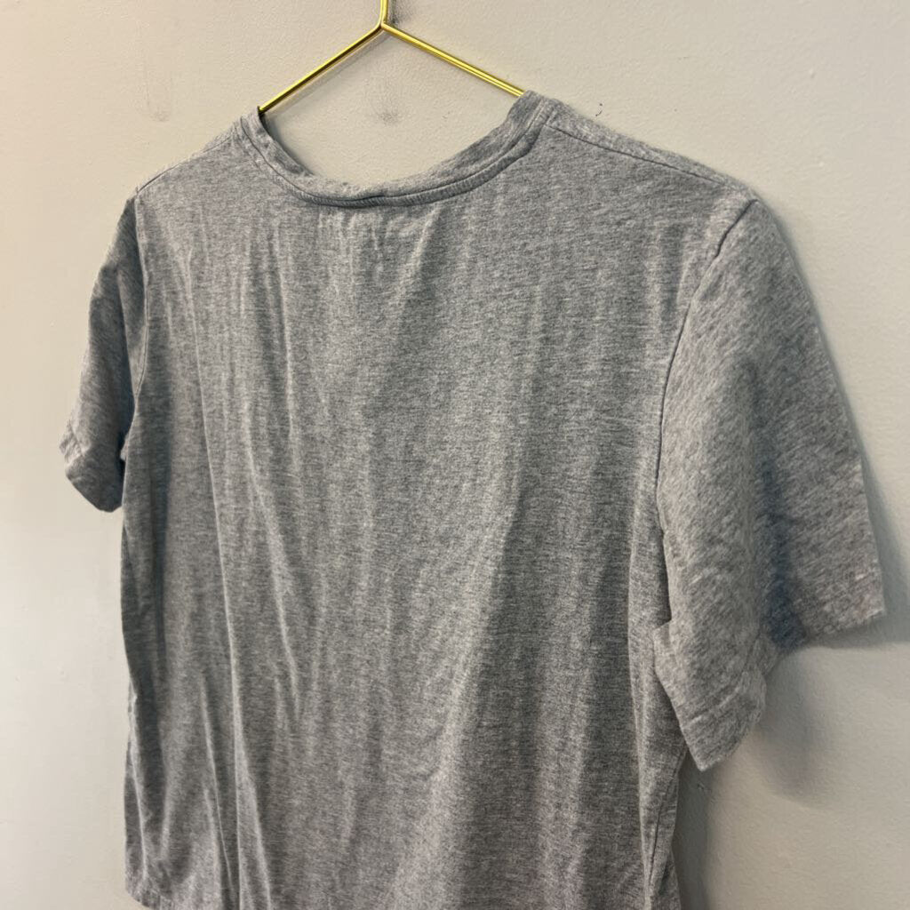 Lilicloth Grey/ Black I'm Only Talking To My Dog Today Short Sleeve Graphic Tee Large