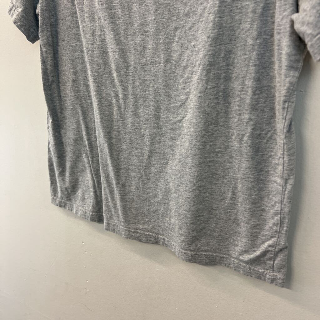 Lilicloth Grey/ Black I'm Only Talking To My Dog Today Short Sleeve Graphic Tee Large