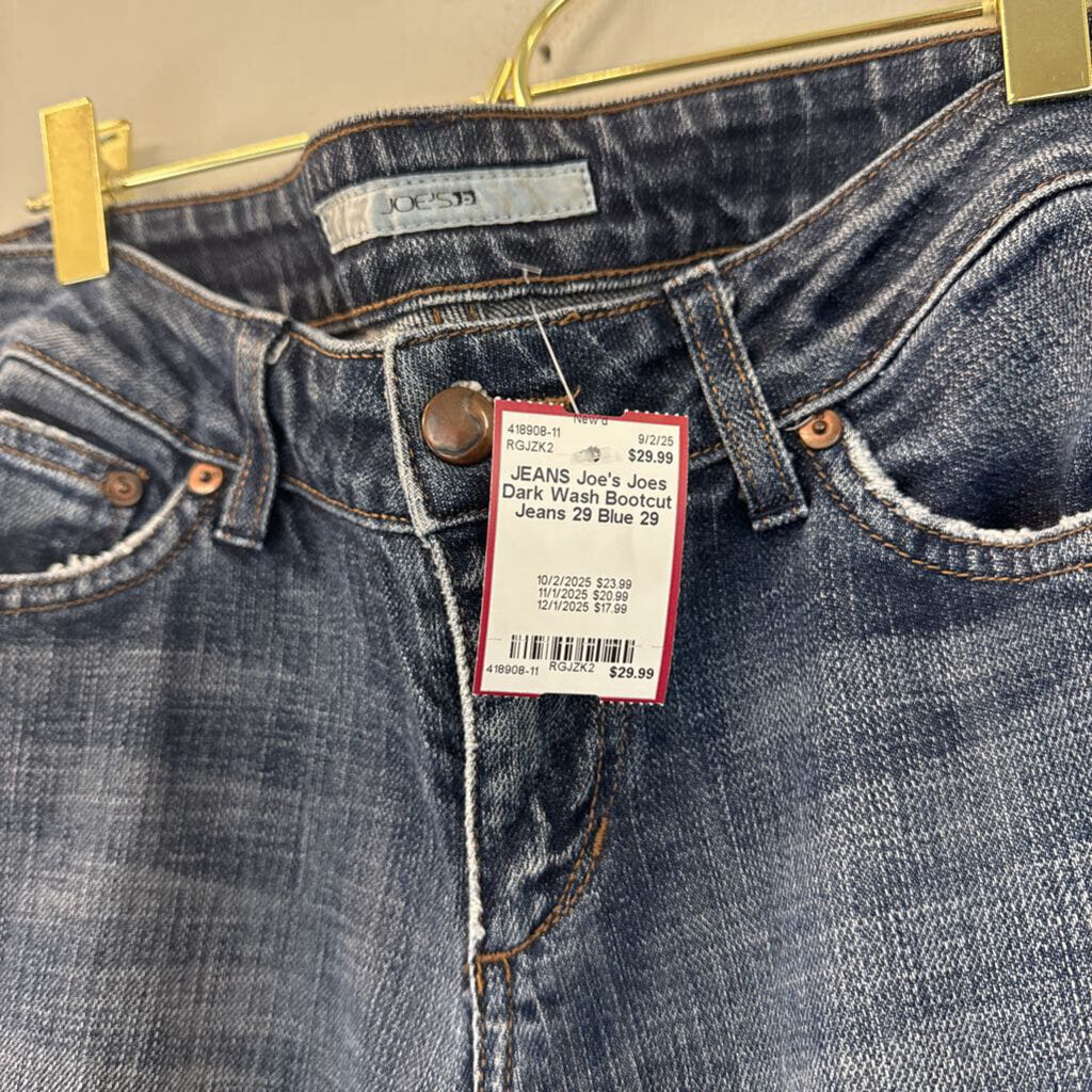 Joes Dark Wash Bootcut Jeans 29