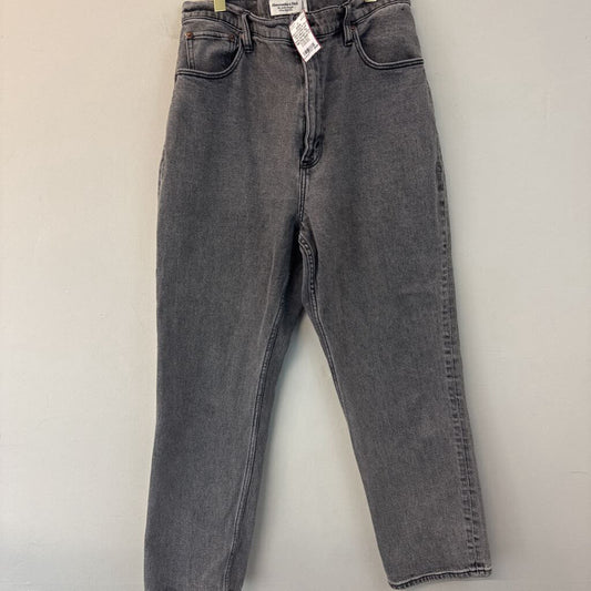 Abercrombie and Fitch Black The Ankle Straight Ultra High Rise Jeans 31