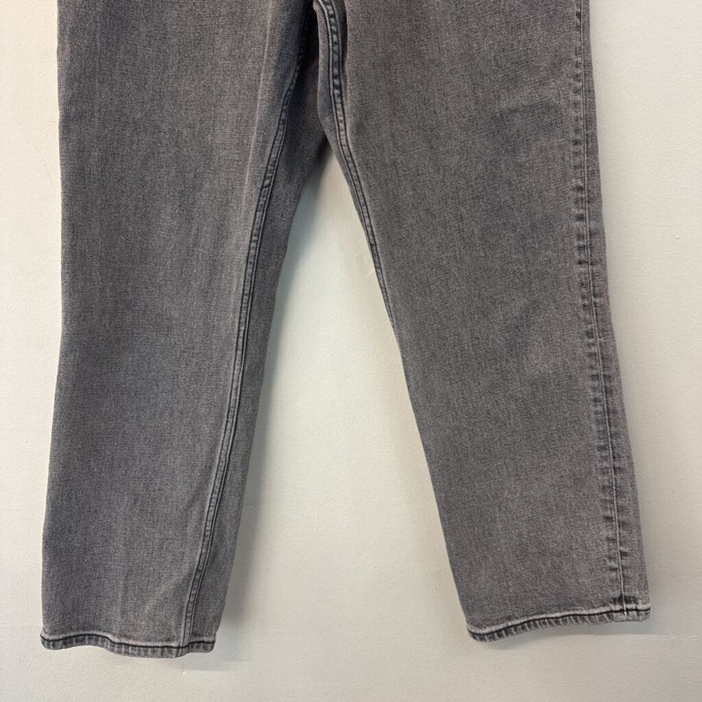 Abercrombie and Fitch Black The Ankle Straight Ultra High Rise Jeans 31