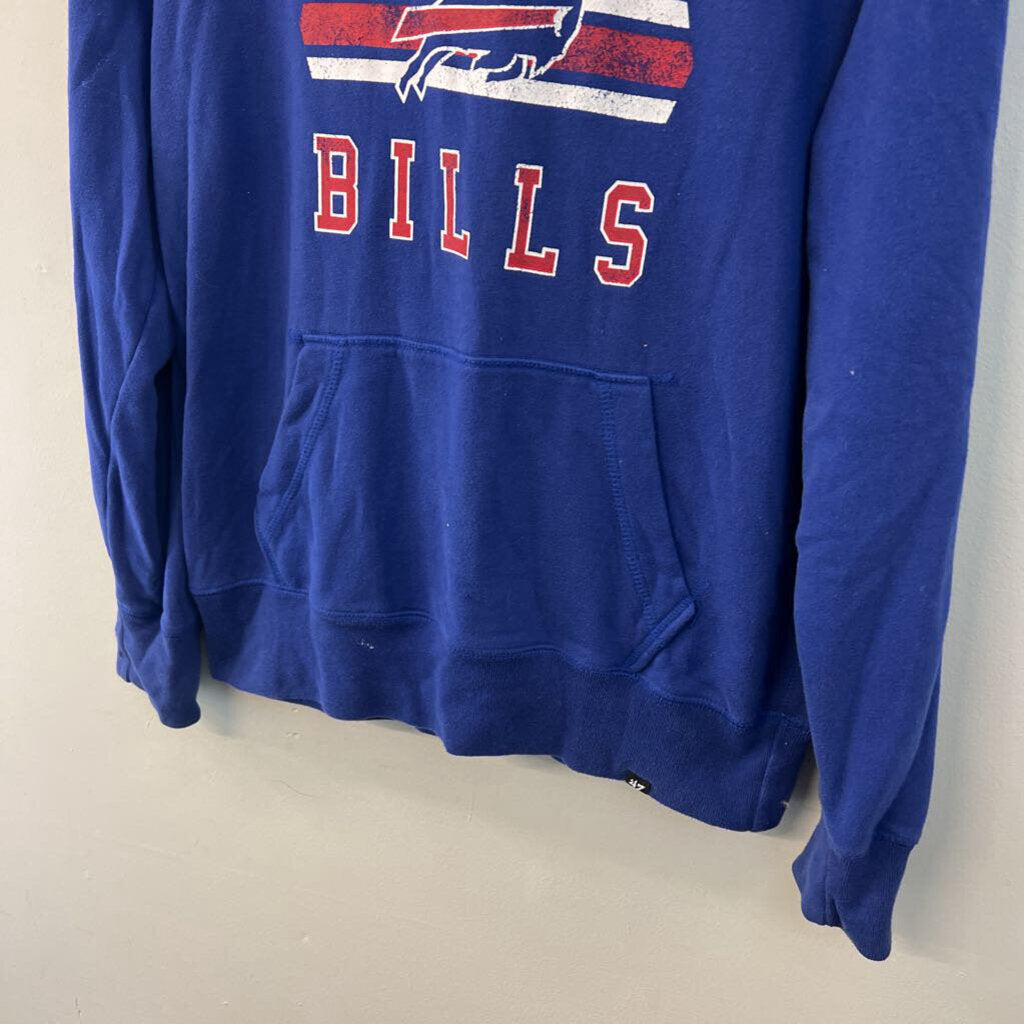 47 Blue Buffalo Bills Hoodie Large