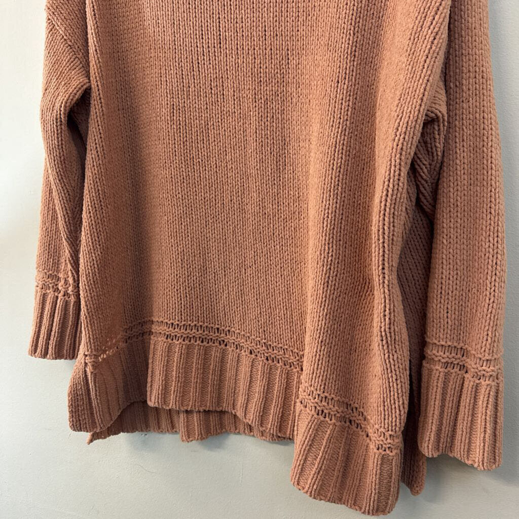 Aerie Brown Soft Knit Turtleneck Sweater Medium