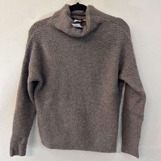 Madewell Brown Knit Turtleneck Sweater Extra Small