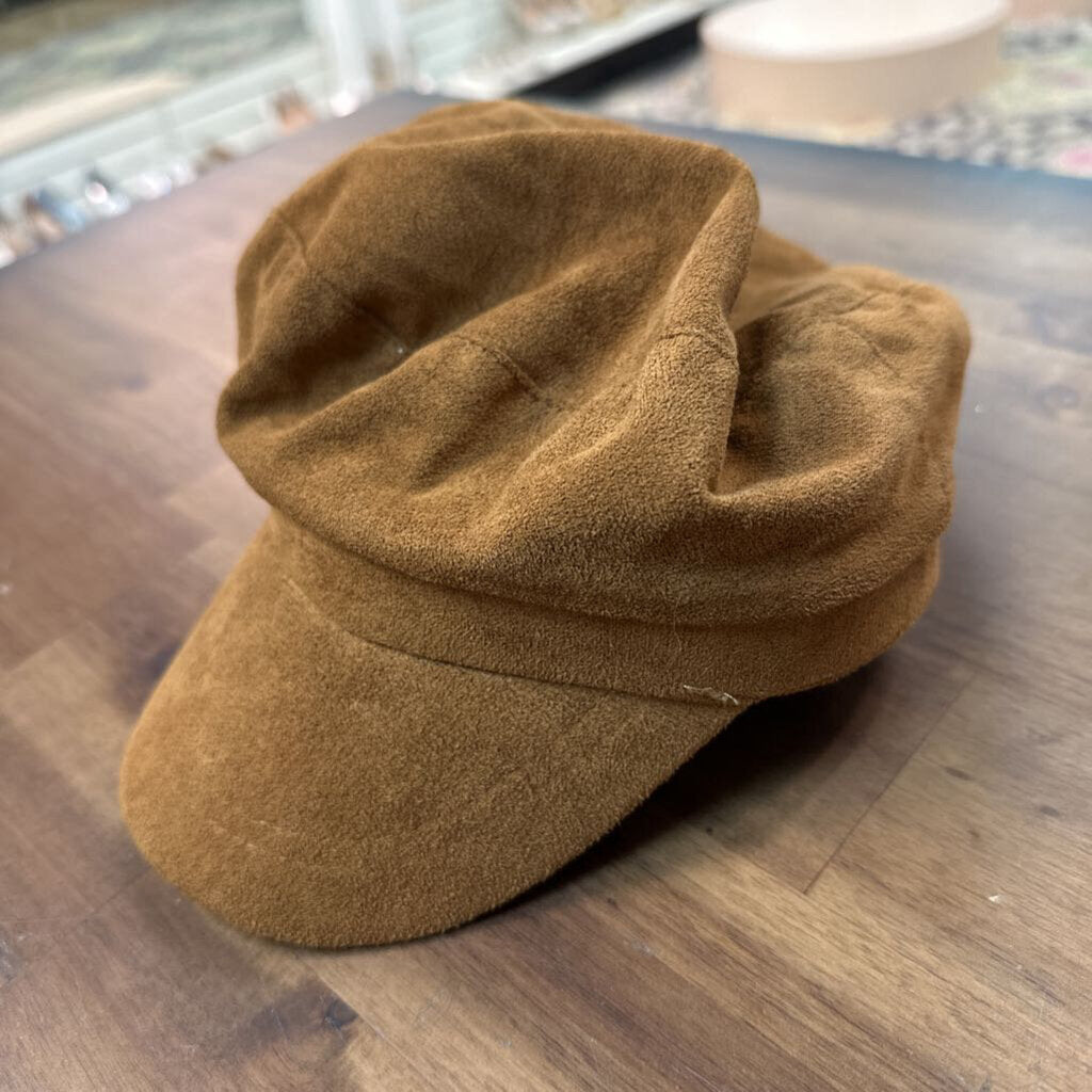 Brown Suede Hat