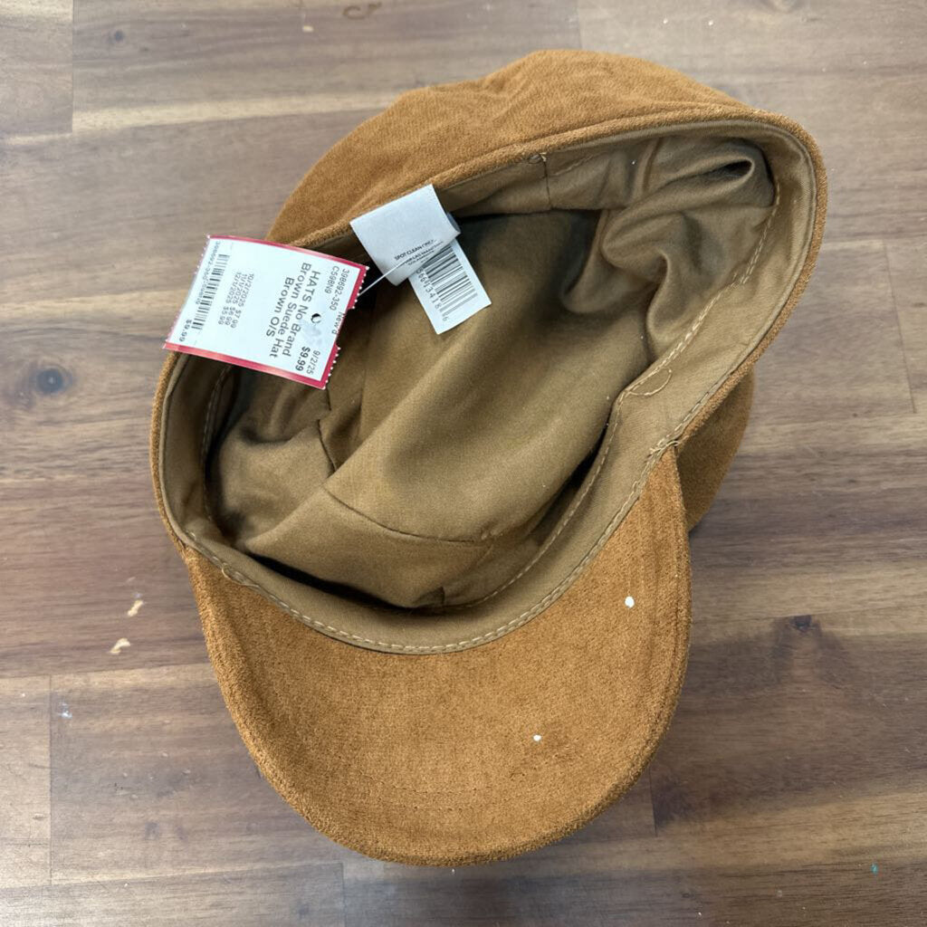 Brown Suede Hat