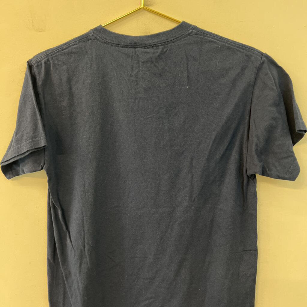 Navy/ Orange UVA Happy Halloween Short Sleeve Graphic Tee Small