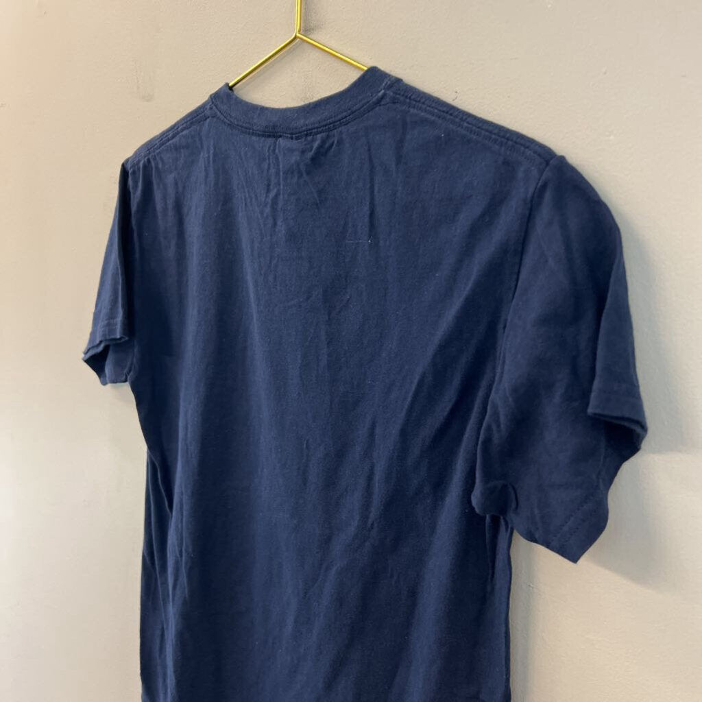 Navy/ Orange UVA Happy Halloween Short Sleeve Graphic Tee Small