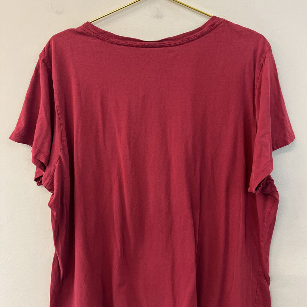 Burgundy/ Orange Virginia Tech Short Sleeve Graphic Tee 3XL