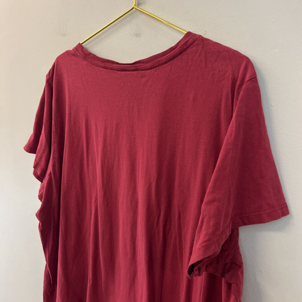 Burgundy/ Orange Virginia Tech Short Sleeve Graphic Tee 3XL