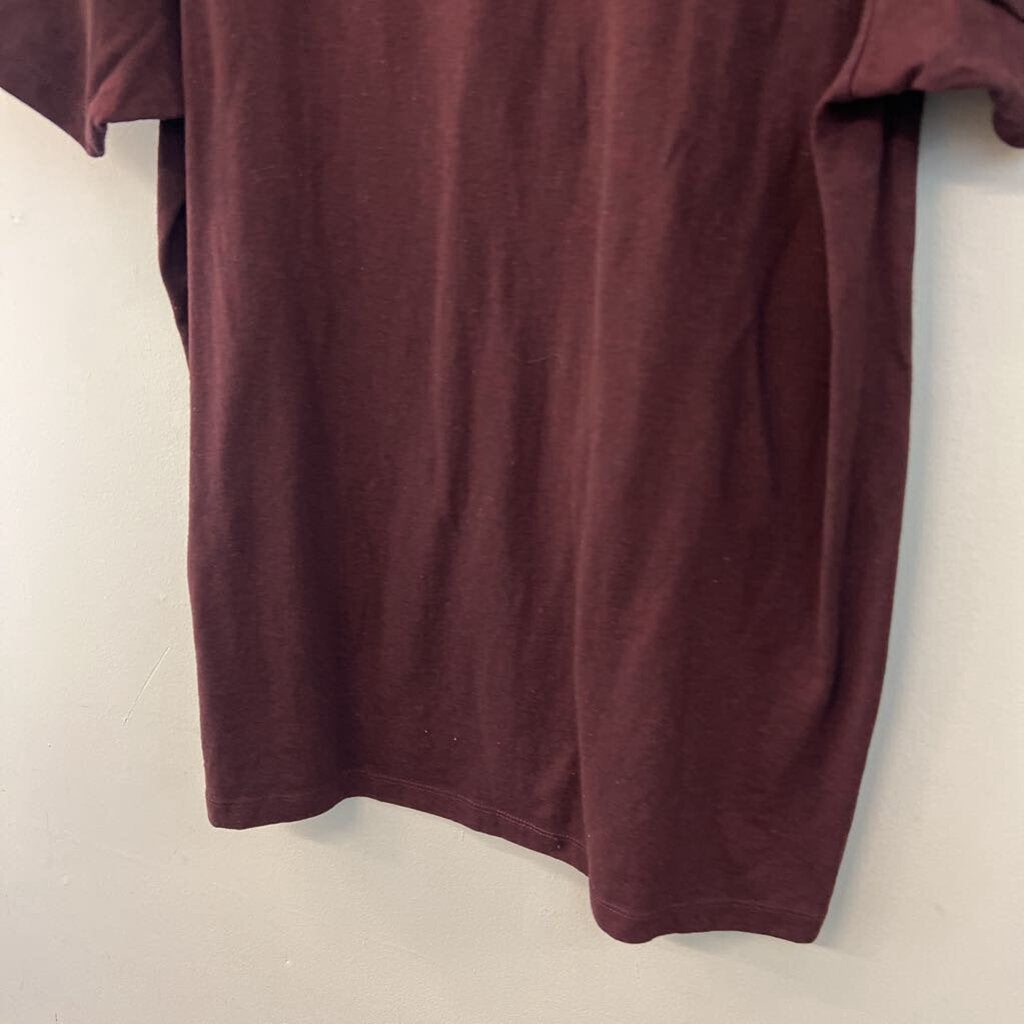 Ring of Fire Burgundy/ Black California Republic Short Sleeve Graphic Tee Extra Large