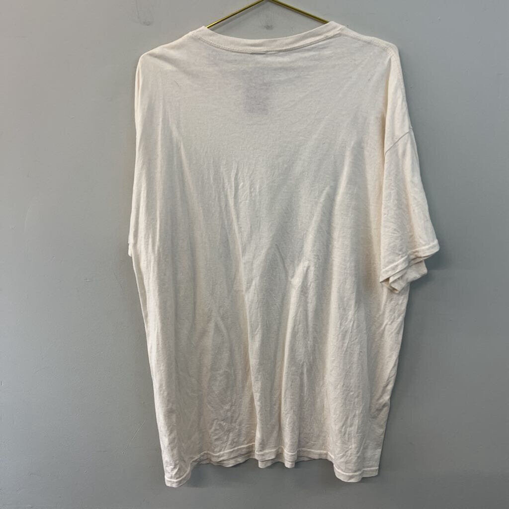 Disney White Mickey Short Sleeve Graphic Tee 2X