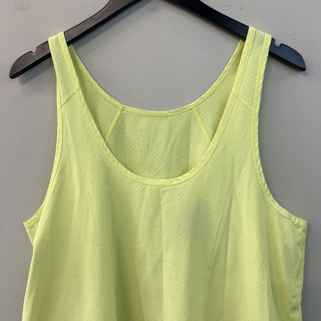 Lululemon Neon Green Tank Top Medium