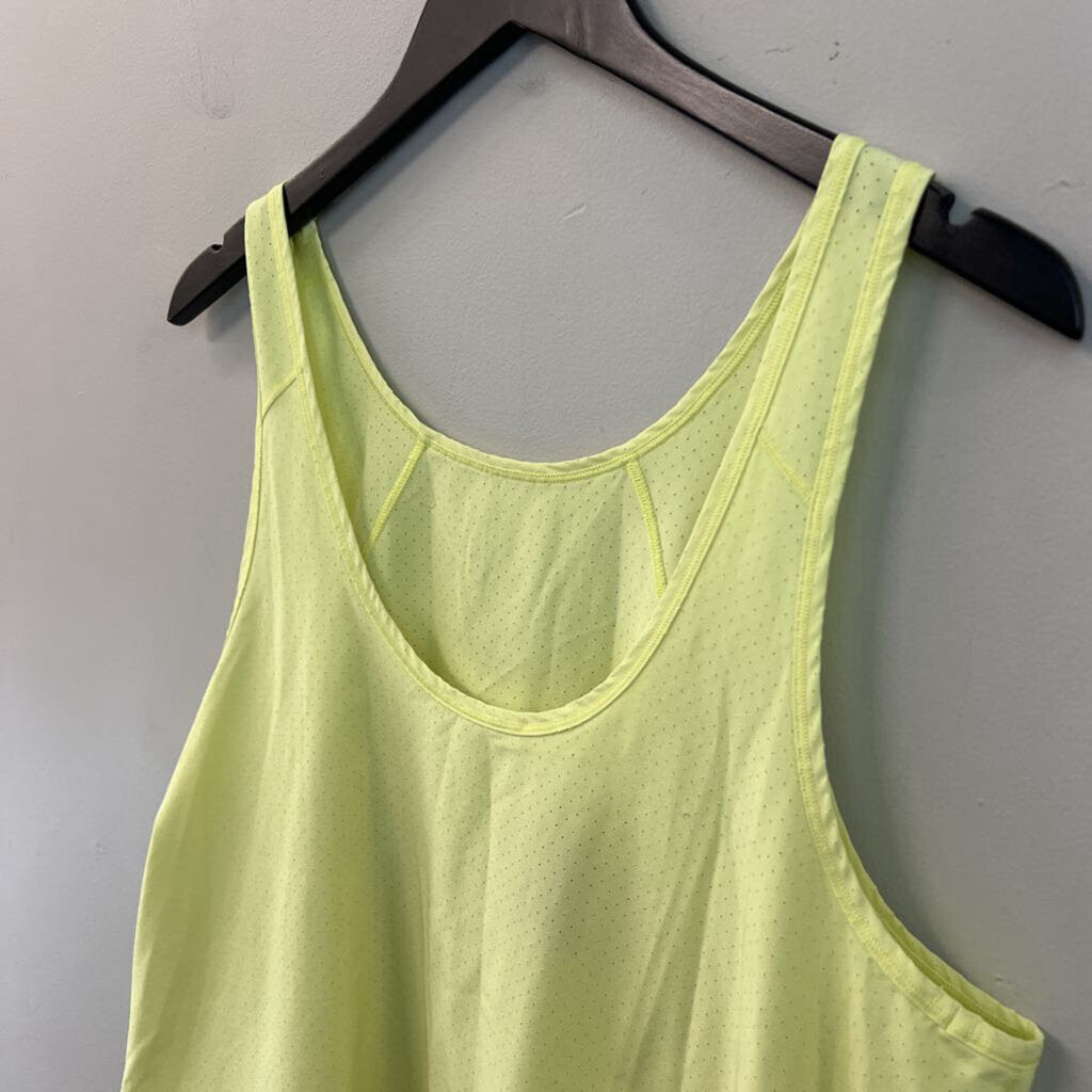 Lululemon Neon Green Tank Top Medium