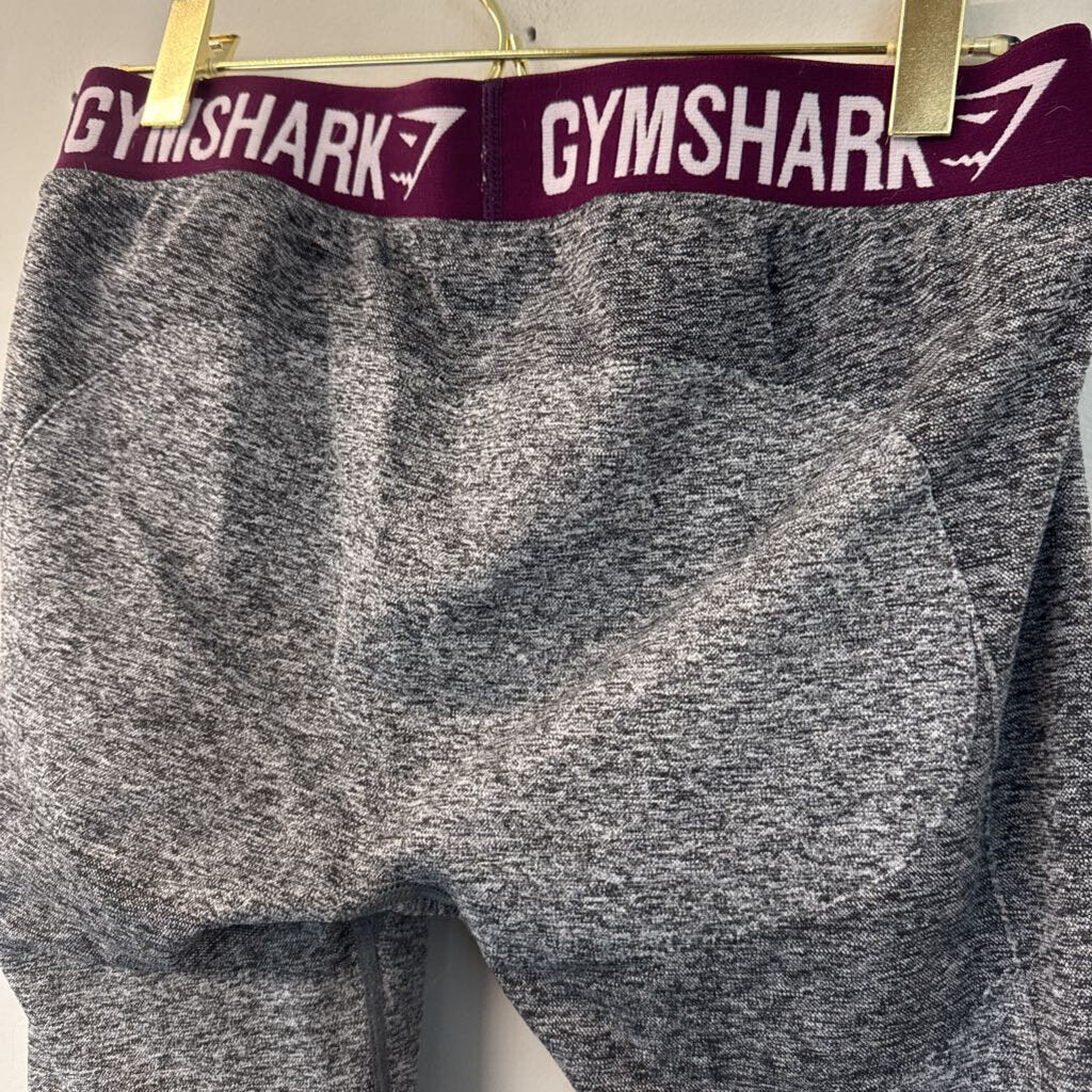 Gym Shark Grey Cropped Leggings Medium