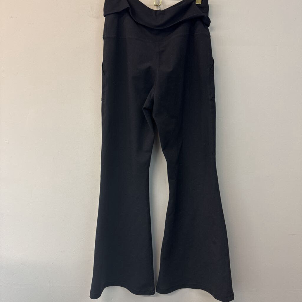 Offline by Aerie Black Foldover Flare Leggings Large