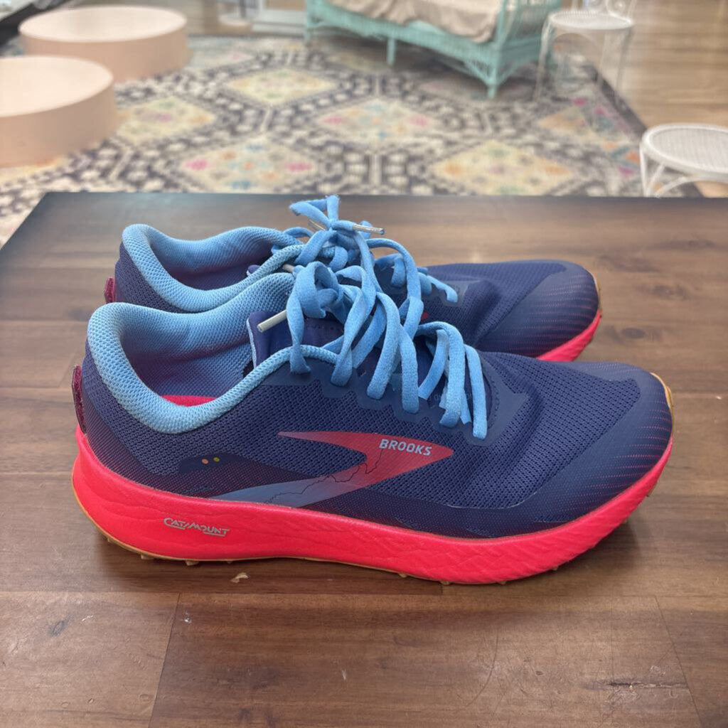 Brooks Blue/ Pink Catamount Sneakers 9