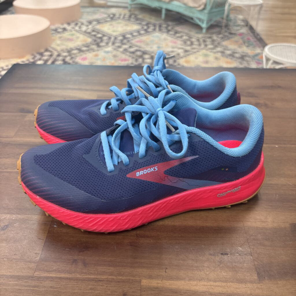 Brooks Blue/ Pink Catamount Sneakers 9