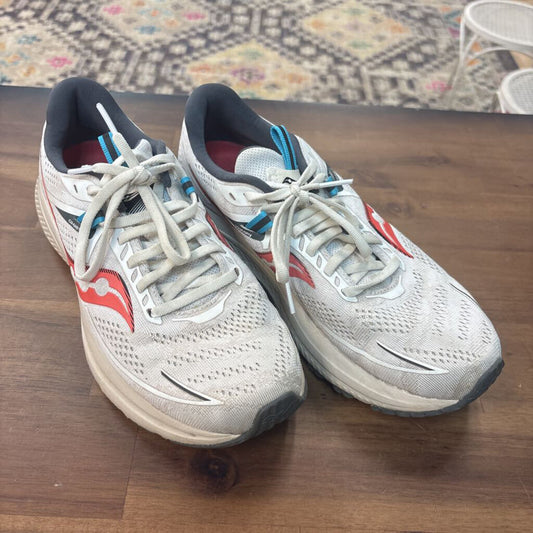 Saucony White/ Multi Omni 21 Sneakers 9