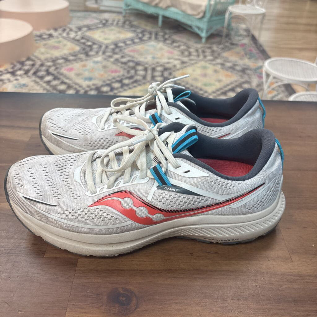 Saucony White/ Multi Omni 21 Sneakers 9