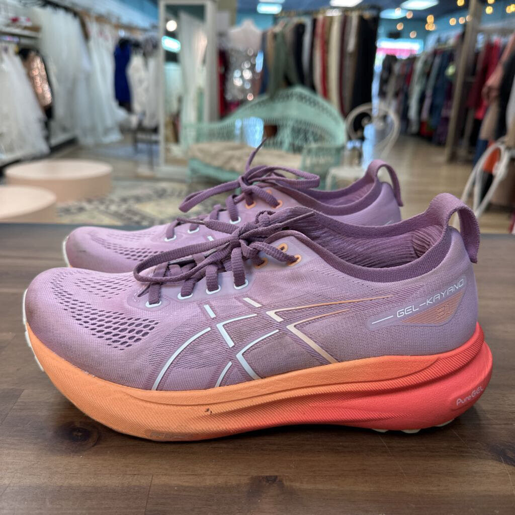 Asics Purple/ Orange Gel Kayano 31 Sneakers 9.5