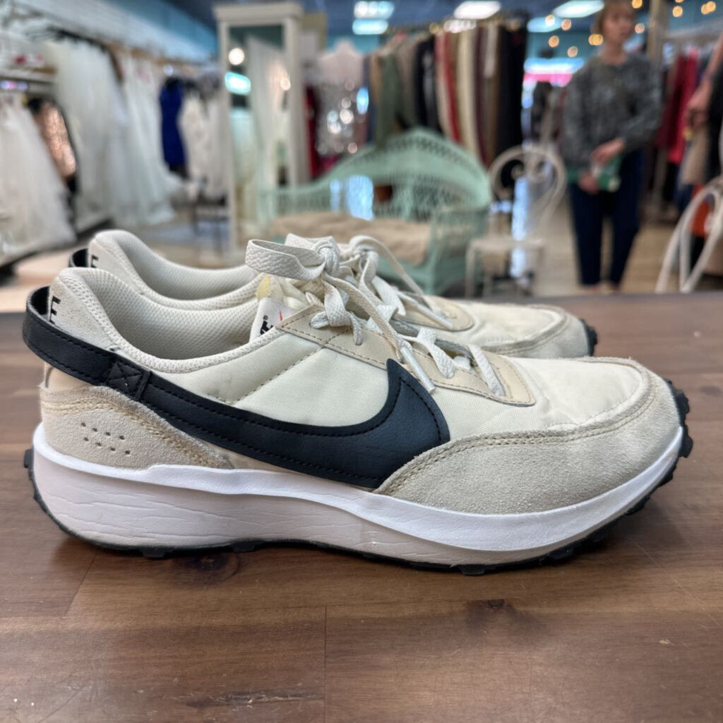 Nike Cream/ Black Waffle Debut Sneakers 9