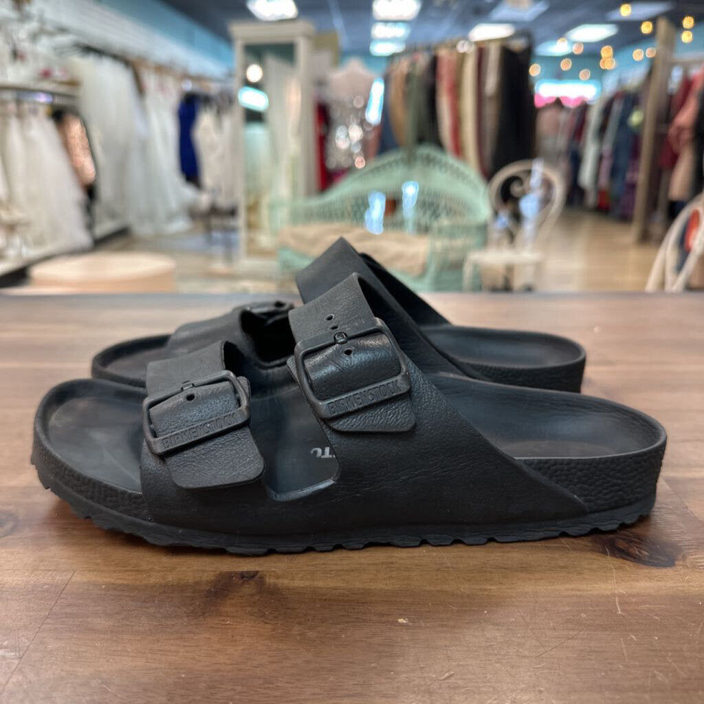 Birkenstock Black Arizona Eva Sandals 38